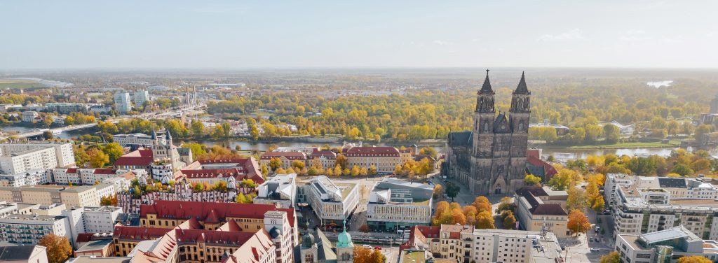 Magdeburger Stadtpanorama mit Dom